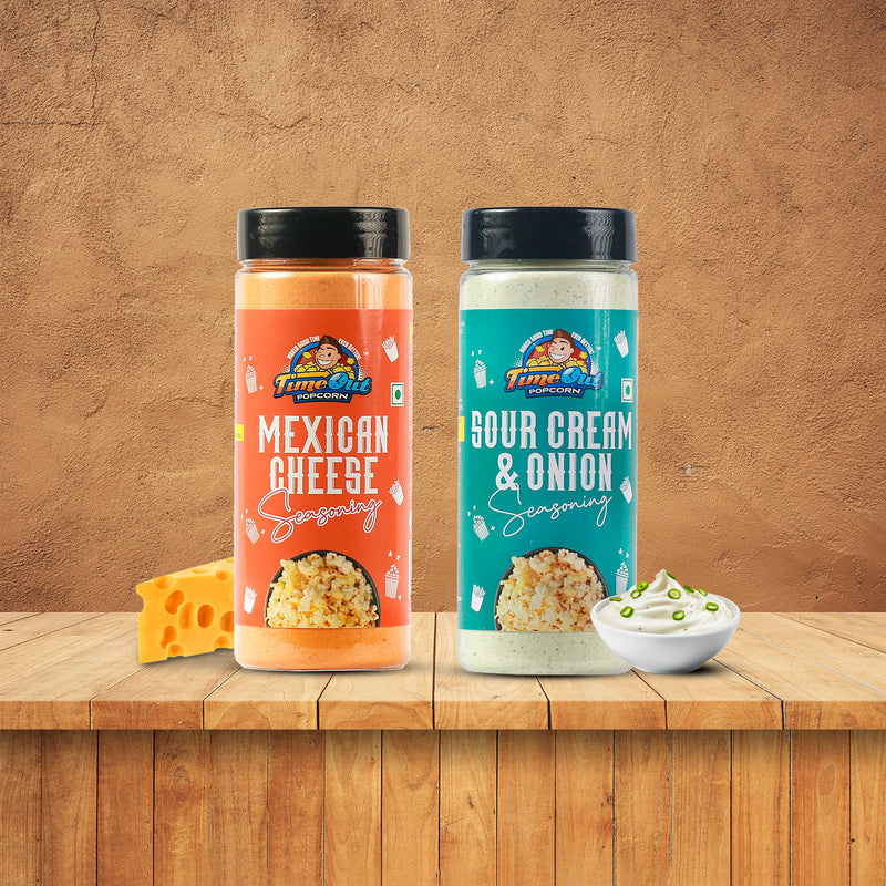 Mexican Cheese + Sour Cream & Onion Seasoning