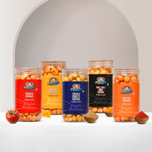 All Flavours Makhana Pack of 5