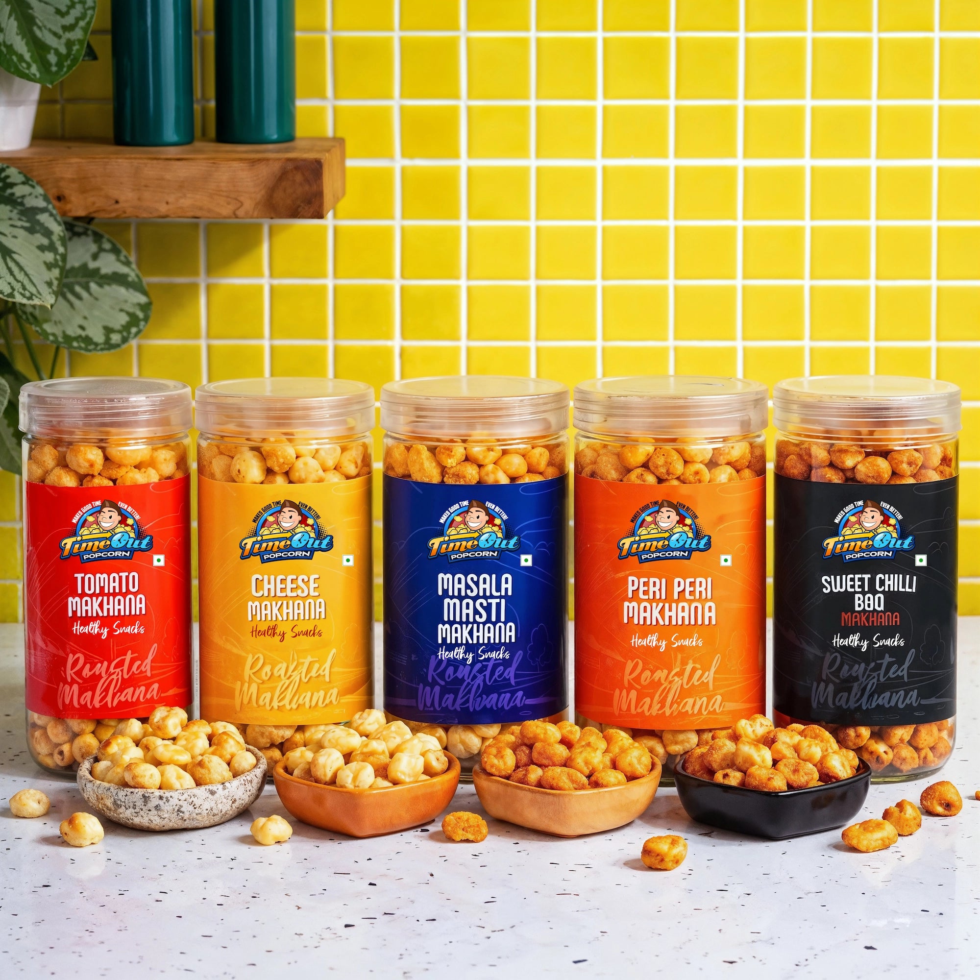 All Flavors Makhana (Pack of 5)