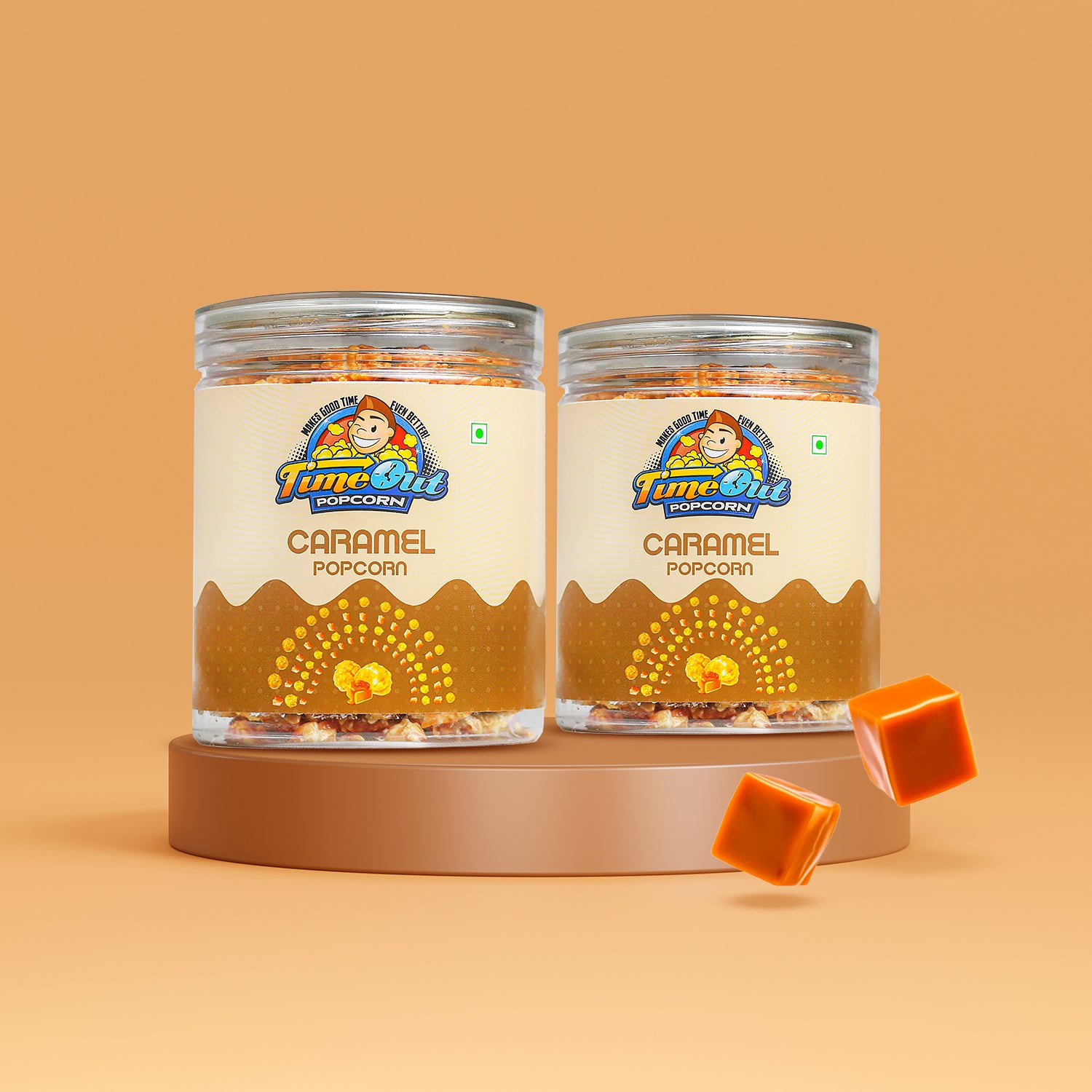 Caramel Popcorn – Sweet & Crunchy (Pack of 2 x 105g)