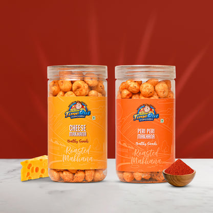 Cheese & Peri Peri Makhana Pack of 2