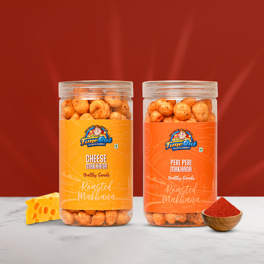 Cheese & Peri Peri Makhana Pack of 2