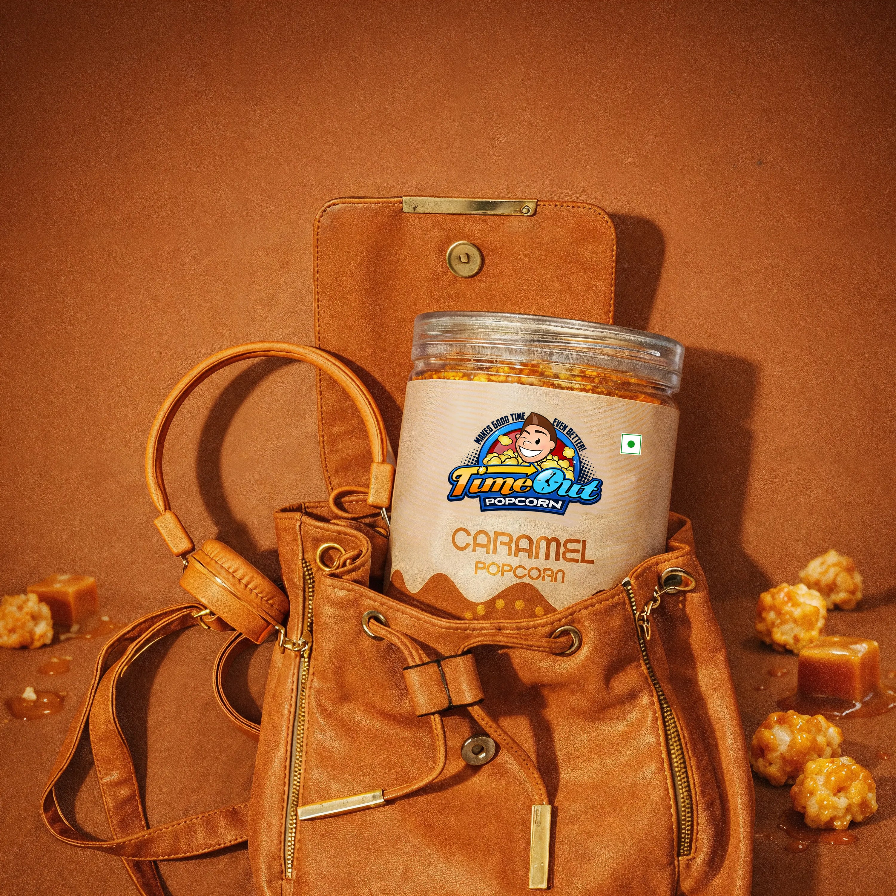 Caramel Popcorn – Sweet & Crunchy (Pack of 2 x 105g)