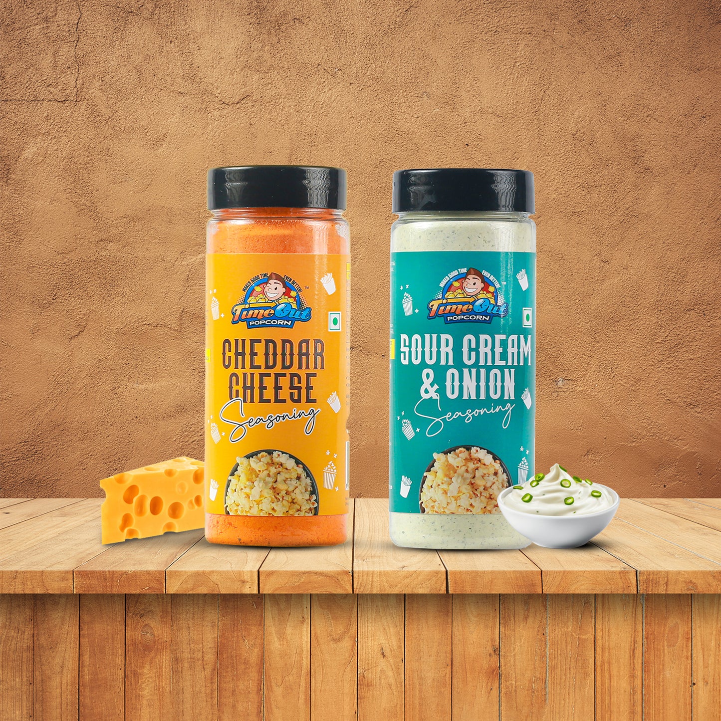 Cheddar Cheese + Sour Cream & Onion Seasoning