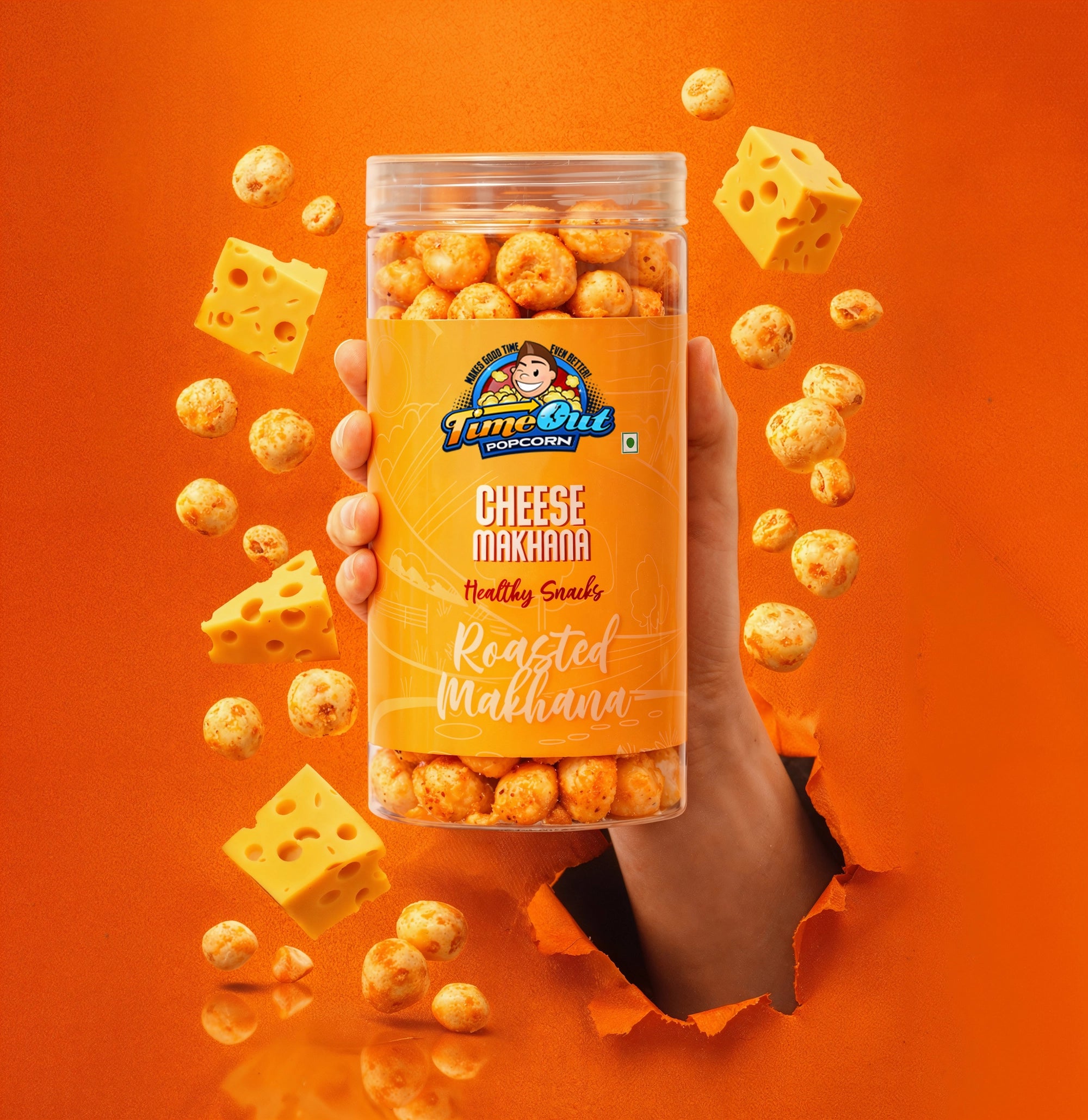 Cheese & Peri Peri Makhana (Pack of 2)