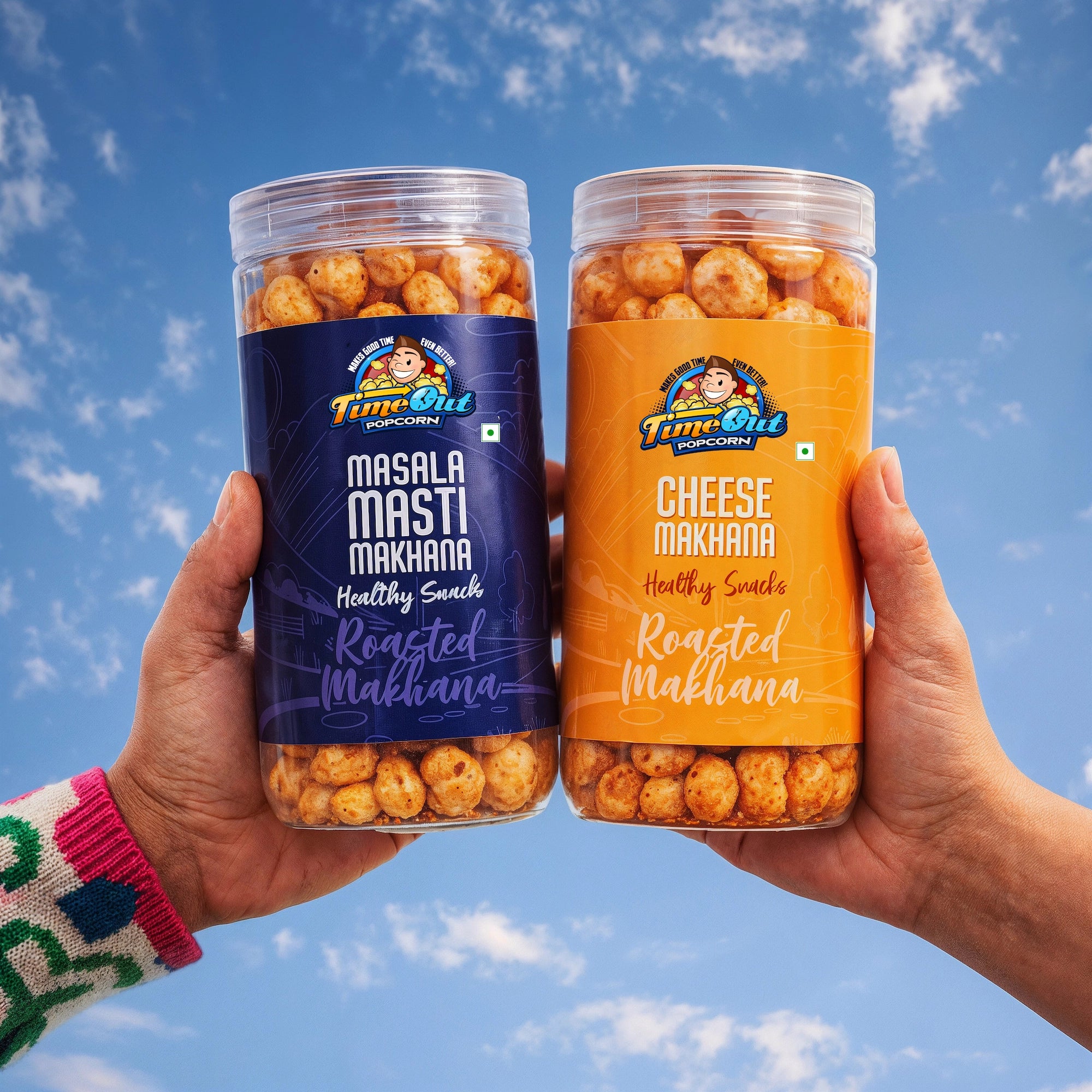 Cheese & Masala Masti Makhana (Pack of 2)