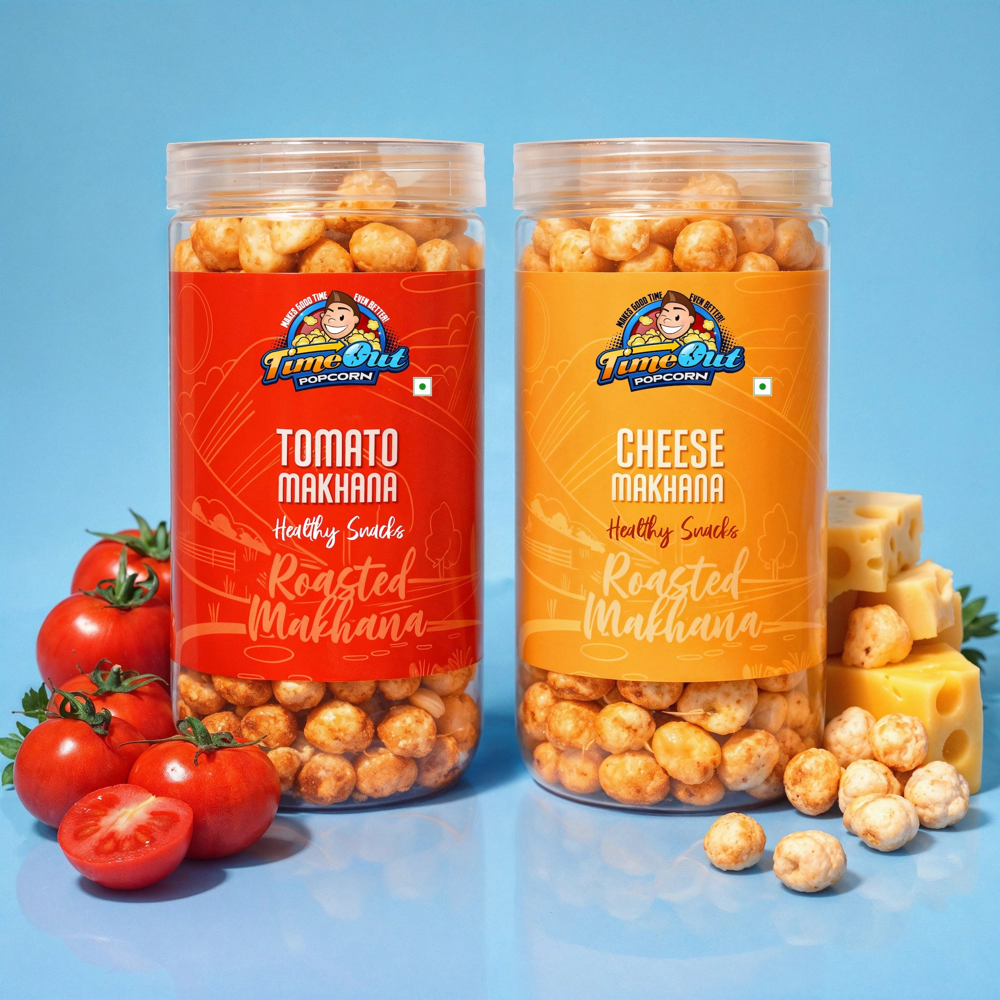 Cheese & Tomato Makhana (Pack of 2)