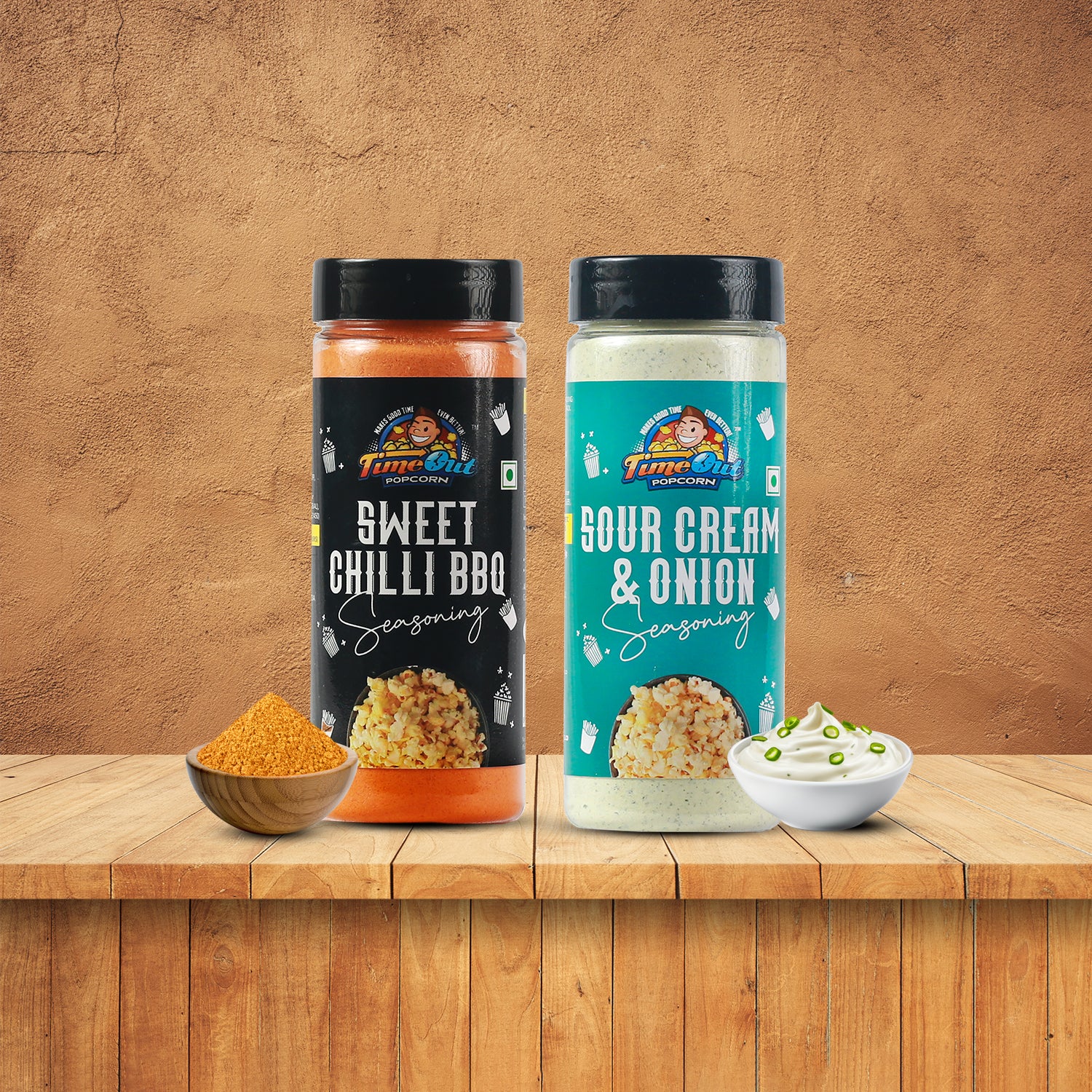 Sweet Chilli BBQ & Sour Cream Onion Seasoning ( Pack of 2 x 100G)