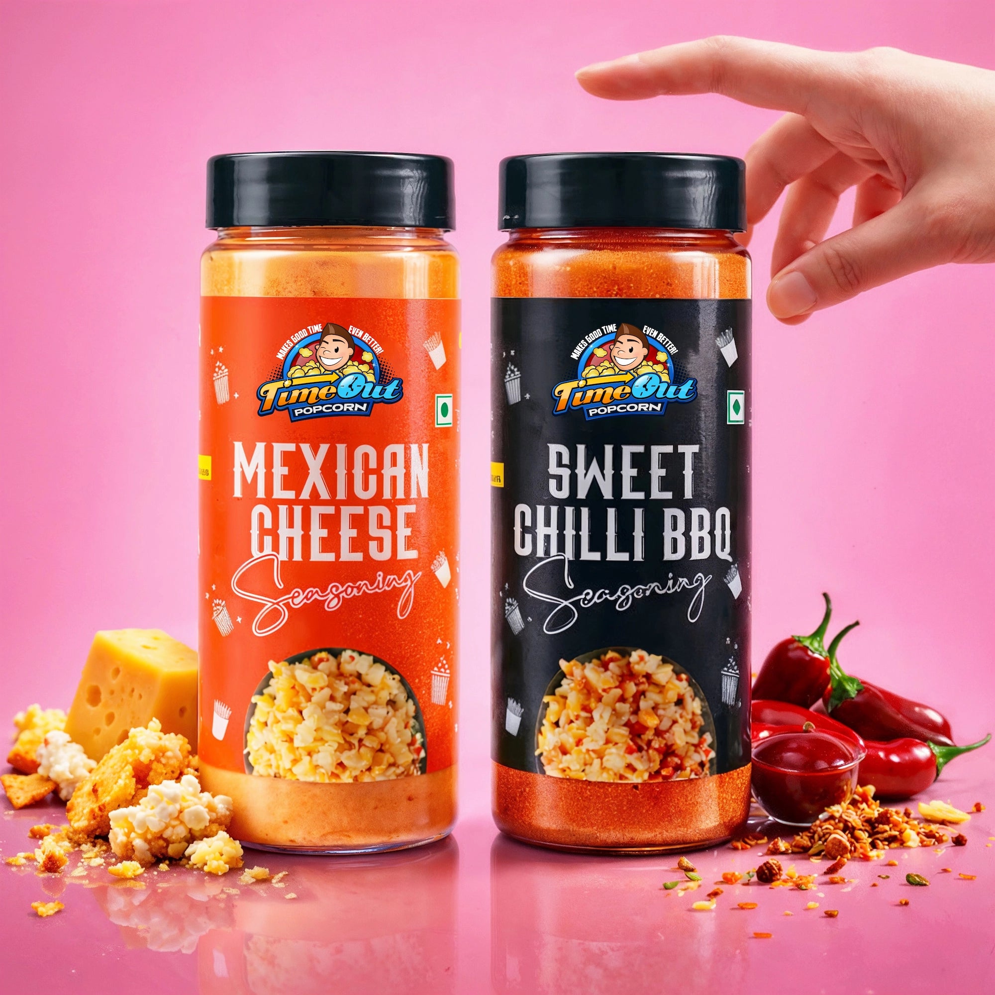 Mexican Cheese & Sweet Chilli BBQ Seasoning (Pack of 2 x 100g)