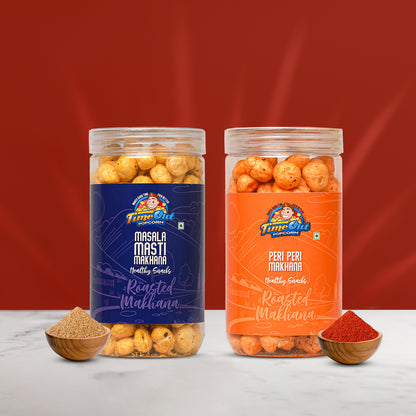 Peri Peri & Masala Masti Makhana Pack of 2