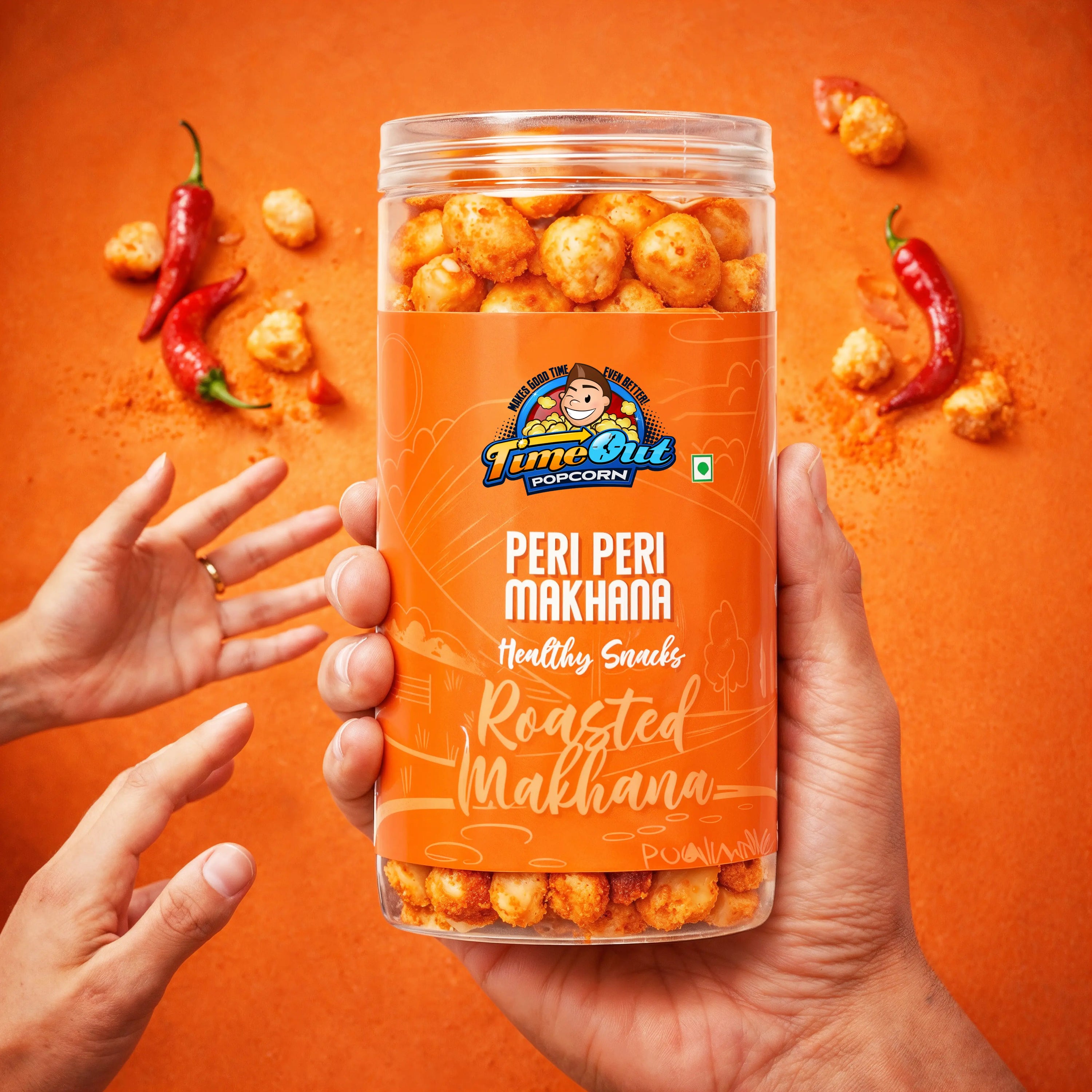 Cheese & Peri Peri Makhana (Pack of 2)