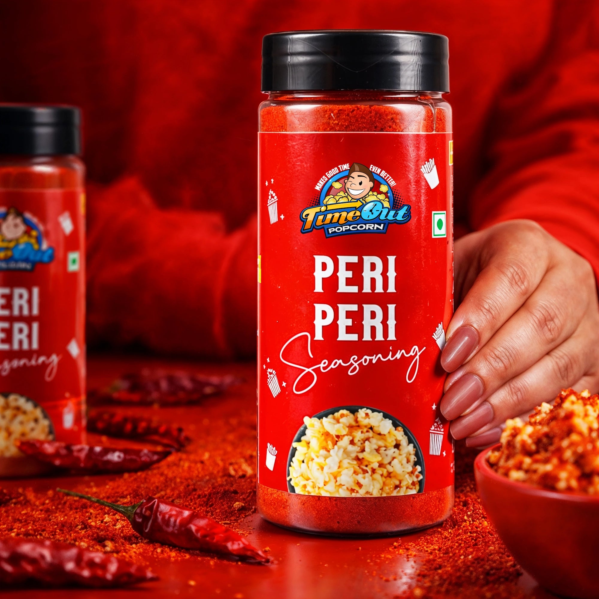 Mexican Cheese & Peri Peri Seasoning (Pack of 2 x 100g)