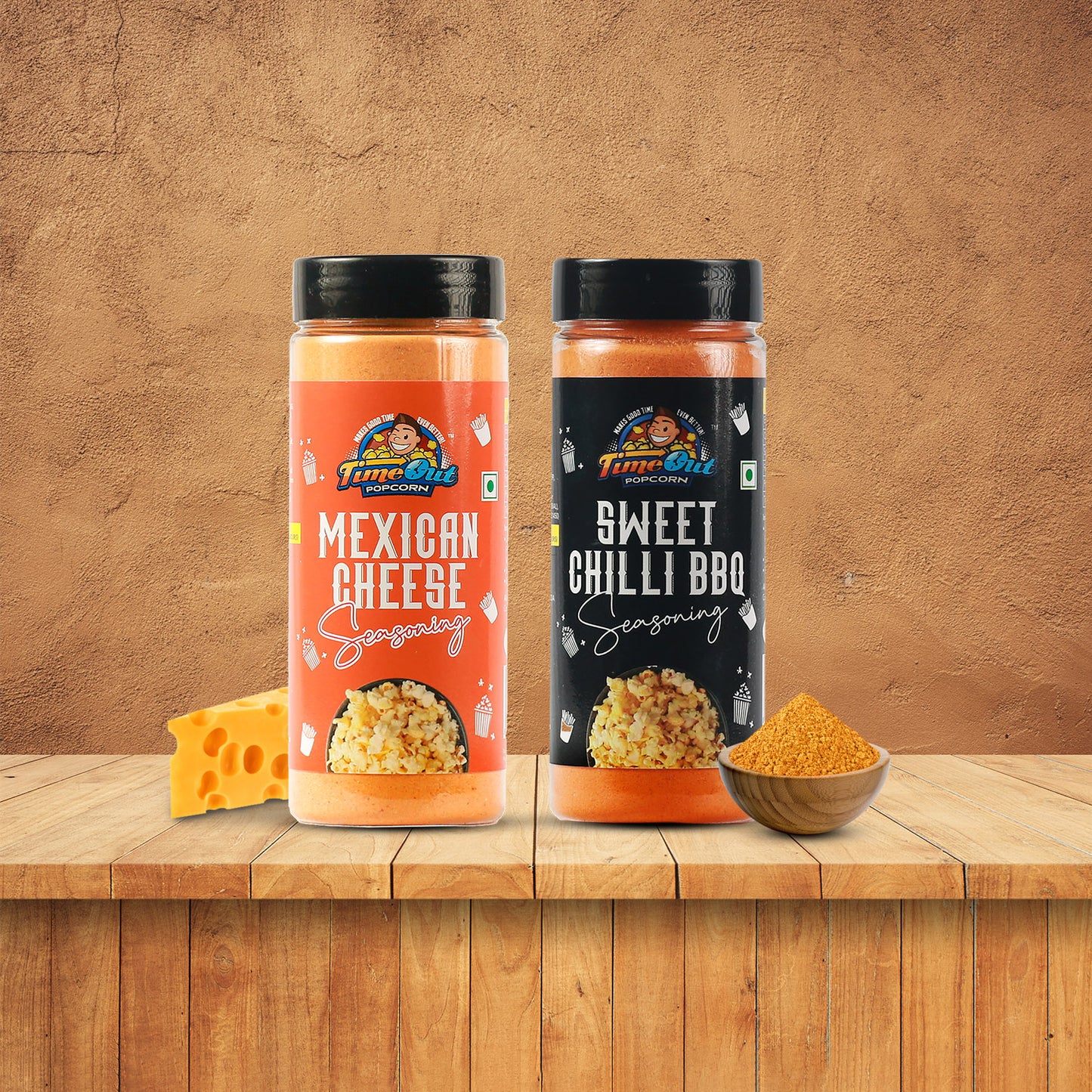 Sweet Chilli BBQ  + Mexican Cheese Seasoning