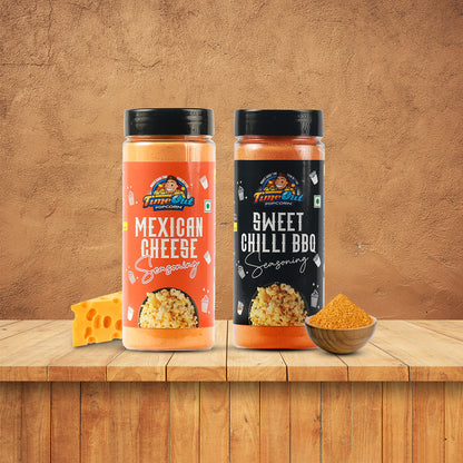 Sweet Chilli BBQ  + Mexican Cheese Seasoning