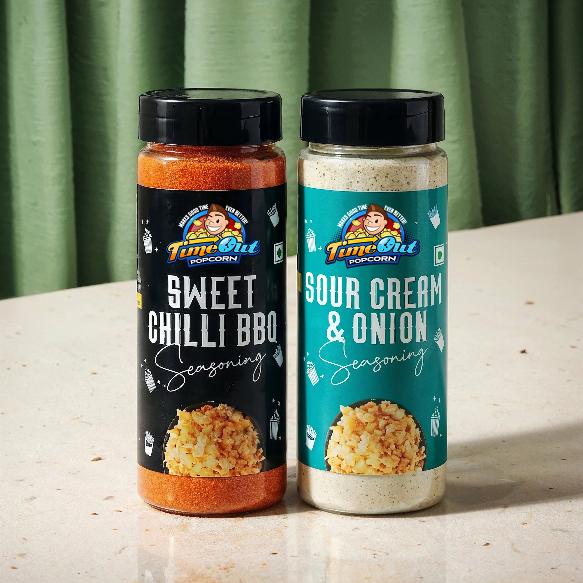 Sweet Chilli BBQ & Sour Cream Onion Seasoning ( Pack of 2 x 100G)